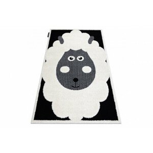 Koberec JOY Sheep krém / černý