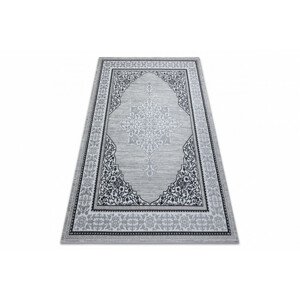 Koberec GLOSS 8490 52 Ornament - sloní kost, šedý