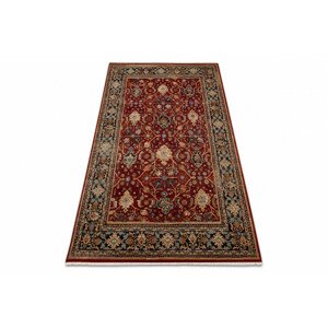 Koberec KESHAN orientální klasický 7522/53588 béž / hnědý / granát