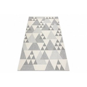 Koberec SPRING 20409662 trojúhelníky - krémový