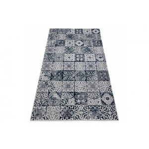 Koberec HEOS 78586 krém / nebeský PATCHWORK