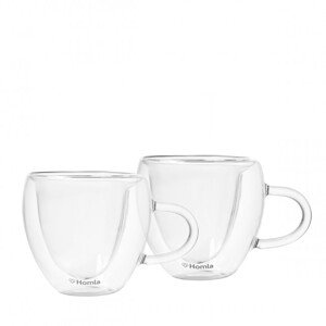 Sada dvou šálků CEMBRA HEARTS s dvojitým dnem ALL 932902 300 ml (2 ks)