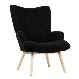 Křeslo MOSS TEDDY BOUCLE černé ALL 830599