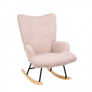 Houpací křeslo MOSS TEDDY BOUCLE béžové 856704