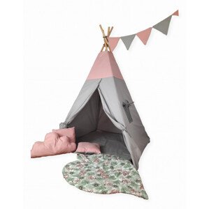 Dětský stan Tipi s podložkou ve tvaru listu