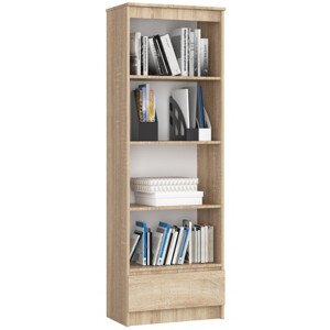 Regál R60 1SZ 4P CLP dub sonoma