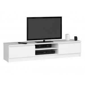 Stolek pod TV RTV K 160 CLP bílý
