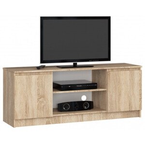 Stolek pod TV RTV 140 2D 1P sonoma