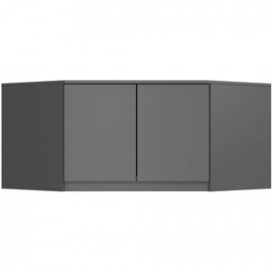 Nástavec na rohovou skříň S 100 grafitový / šedý