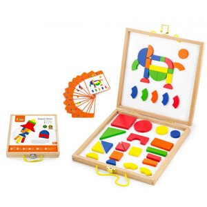 Magnetické puzzle v kufříku Viga 59687 42 ks