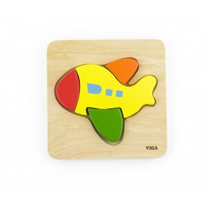 První dětské puzzle Viga 50173 letadlo