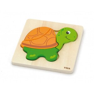 První dětské puzzle Viga 59933 želva
