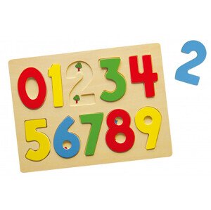 Puzzle skládačka na podložce Viga 58545 čísla