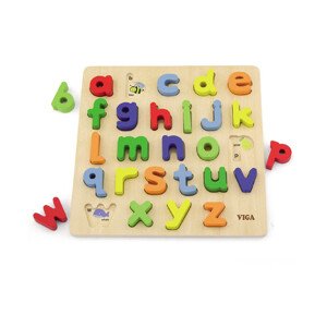 Třídička tvarů Viga 50125 abeceda