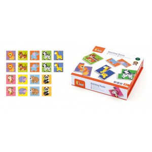 Odpovídající puzzle Viga 50842 divoká zvířátka