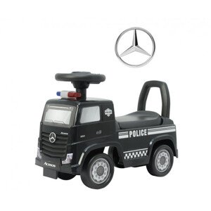 Odrážedlo Mercedes-Benz Actros policejní auto černé