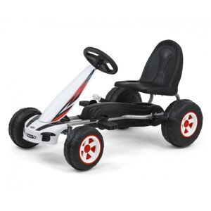 Šlapací motokára Viper bílá