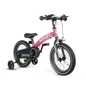 Dětské kolo Miniby 14" růžové