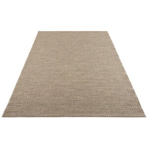 Koberec Elle Decoration BRAVE Caen naturální / hnědý