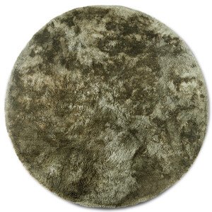 Koberec Elle Decoration COSY Calida zelený kruh