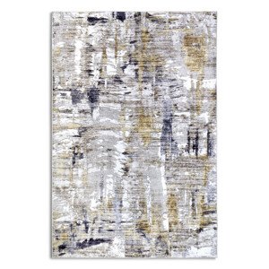 Koberec Elle Decoration Imagination Malard antracitový / zlatý