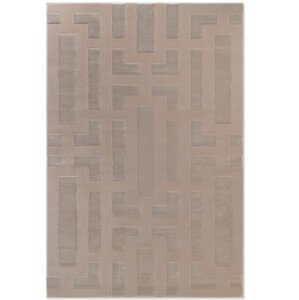 Koberec Elle Decoration Perles Onyx béžový / krémový