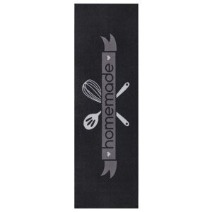 Koberec / Běhoun Hanse Home Cook & Clean Homemade Kitchen černý / bílý / šedý