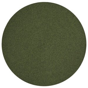 Koberec Hanse Home Braided Trenzado zelený kruh
