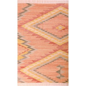 Koberec TOM TAILOR VINTAGE ZIGZAG BERRY