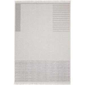 Koberec Agnella Noble Nizer světle šedý třásně