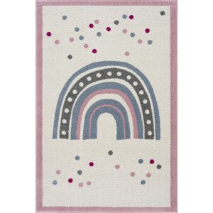 Dětský koberec Happy Rugs RAINBOW krém / multi