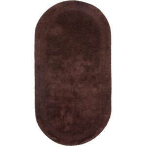Koupelnový kobereček Keno Elips hnědý B09