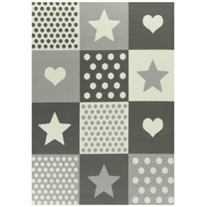 Dětský koberec KIDS 533914/89911 šedý