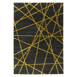 Koberec FESTIVAL 2731A zlatý / černý