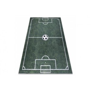 Dětský koberec protiskluzový BAMBINO 2138 Fotbalové hřiště, zelený