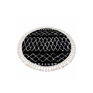 Koberec BERBER ETHNIC G3802 kruh černý / bílý Fredzle berber marokánský