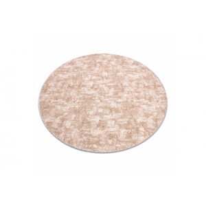 Koberec kruh SOLID béž 30 BETON