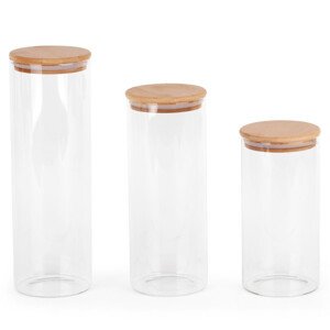 Sada tří nádob POLA 02 průsvitná