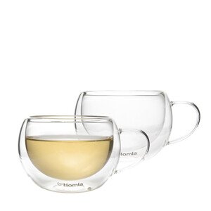 Sada dvou šálků CEMBRA s dvojitým dnem ALL 833774 270 ml (2 ks)