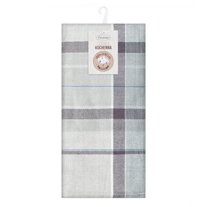 Sada kuchyňských utěrek OLIVIA 2 světle šedá / bílá
