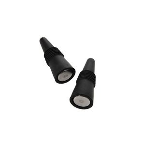 Sada dvou zátek ALCOLE na víno, černá 862286