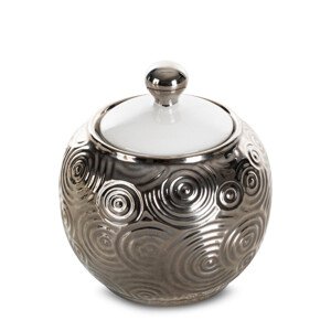 Cukřenka ALTEA stříbrná / bílá (2 ks)