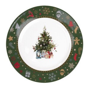 Dezertní talíř KALVEN zelený 873473