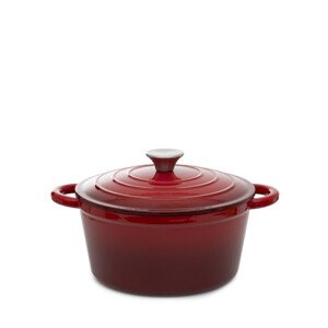 Hrnec ANDREAS litinový, červený 871905