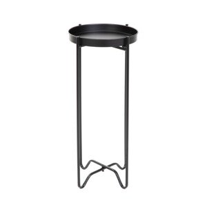 Stojan na květiny ROH černý 876689