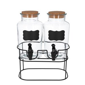 Sada dvou džbánů ALLOS s kohoutky na stojanu 997994 2x2L