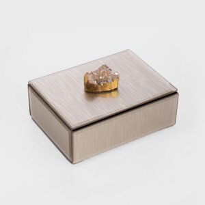 Šperkovnice PIERRE zlatá s kamenem 705243