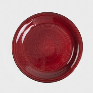 Sada talířů OBLAN bordó 706615 (4 ks)