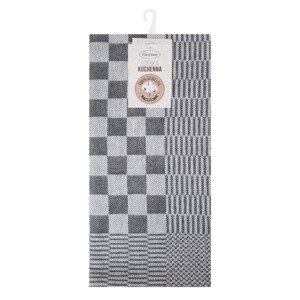 Sada kuchyňských utěrek MAURO ocelová