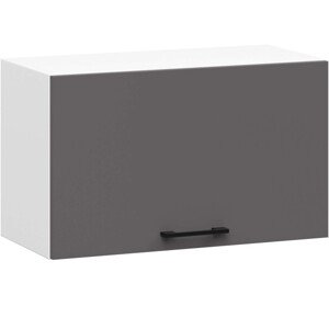 Horní kuchyňská skříňka OLIWIA W60OK bílá / grafitová / šedá